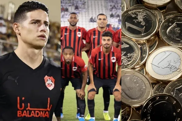 El colombiano sigue en caída tras su arribo al club catarí