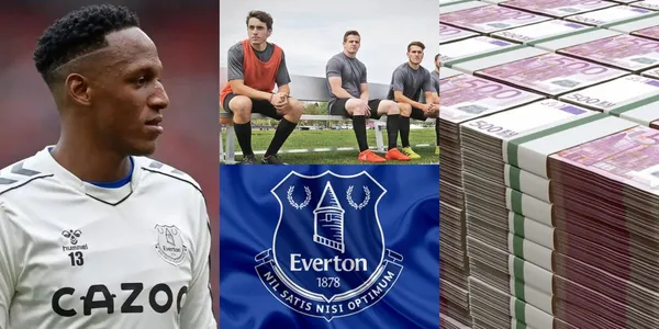 El colombiano sigue siendo suplente en Everton y tiene un millonario salario