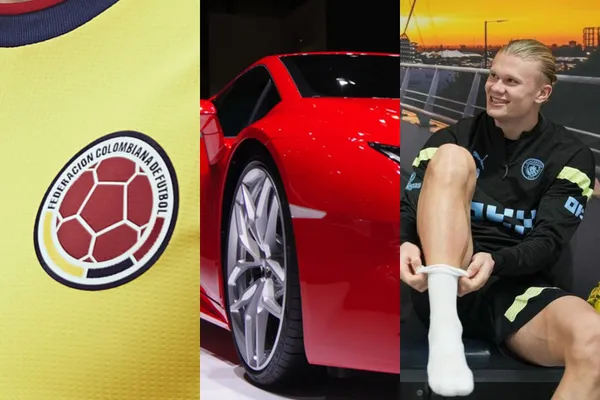 El colombiano tiene en su parqueadero uno de los autos de la marca que usa la estrella del Manchester City, Erling Haaland.