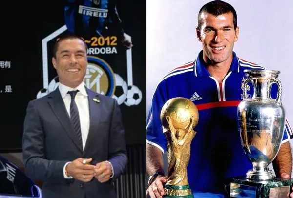 El colombiano tiene un negocio en la misma rama que el astro francés Zinedine Zidane.