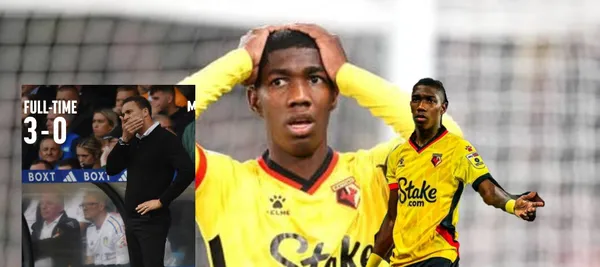 El colombiano tuvo minutos en la derrota 3-0 de Watford ante Leeds en la segunda de Inglaterra