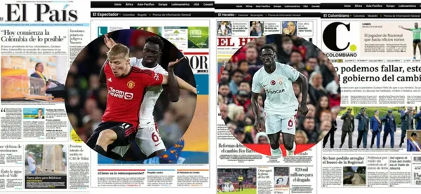 El colombiano tuvo un buen partido con el club turco ante Manchester United por Champions League