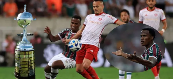 El colombiano no tuvo un buen partido en la victoria de Fluminense ante Internacional de Porto Alegre