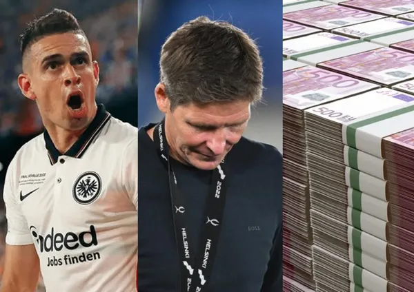 El colombiano viene de marcar gol con Frankfurt en la Copa de Alemania ante SV Darmstadt 98