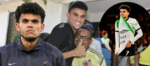 El colombiano viene de ser figura con Liverpool pidiendo la libertad de su padre