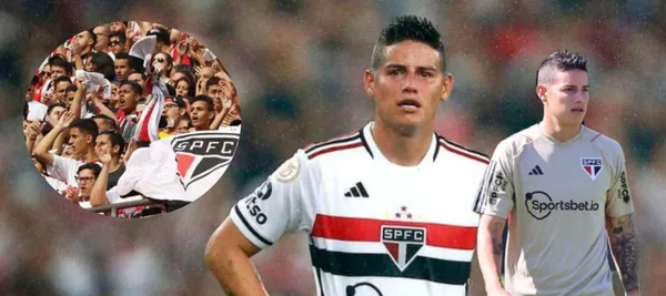 El colombiano volvió a cometer un error con la camiseta de Sao Paulo