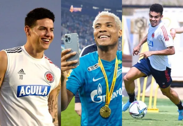 El colombiano Wilmar Barrios consiguió un nuevo título en Rusia y recibió mensajes de sus paisanos James Rodríguez y Luis Díaz.
