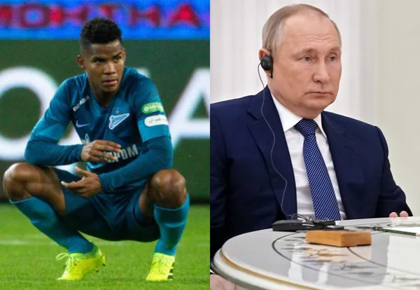 El colombiano Wilmar Barrios poco a poco está sintiendo las sanciones que le imponen a Rusia por la guerra que tienen contra Ucrania.