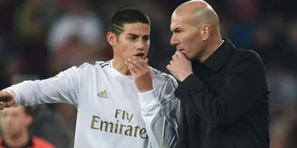 El colombiano y su dedicatoria para el francés, quien no le dio oportunidad para jugar en el Real Madrid