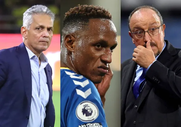 El colombiano Yerry Mina volvió a entrenar y le mandó un mensaje claro a Rafael Benítez y Reinaldo Rueda sobre su continuidad deportiva.