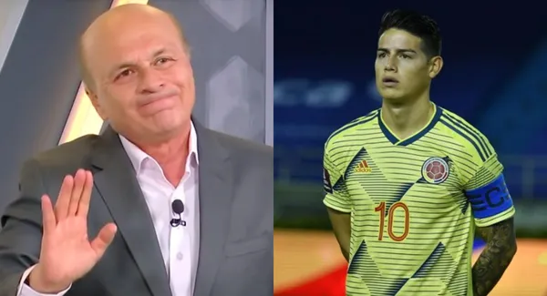 El comentarista de Win Sports no guardó ni una palabra hacia el 10 de la Selección.