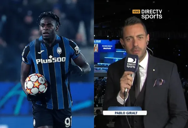 El comunicador argentino dejó un comentario en sus redes sociales sobre el partido del Atalanta contra el Villarreal; donde estuvieron los colombianos Duván Zapata y Luis Muriel.