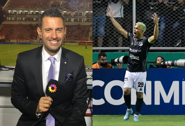 El comunicador argentino elogió la actuación de Teófilo Gutiérrez contra Boca Juniors, específicamente por una jugada de fantasía de “El Perfume”; lo definió en palabras cortas y precisas.