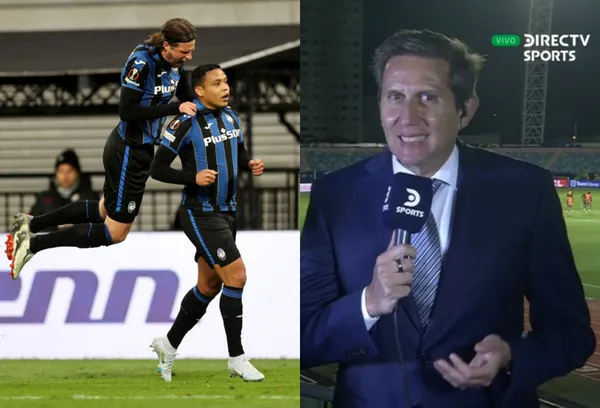 El comunicador argentino resaltó la actuación del colombiano en la Europa League.