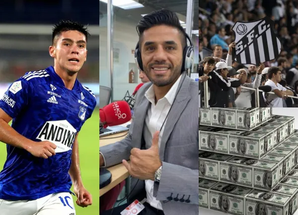 El crack de Millonarios estaría muy cerca de fichar con Santos de Brasil donde ha militó el gran rey Pelé