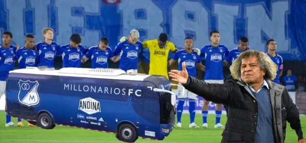 el crack que bajó del bus Alberto Gamero (Foto tomada Distrito Azul, Win Sports y Semana)