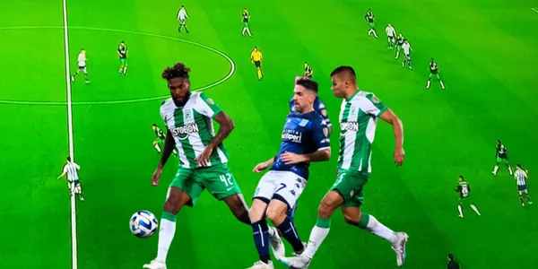 El cuadro antioqueño se mantiene arriba en el marcador global al término de los 45’ minutos iniciales.