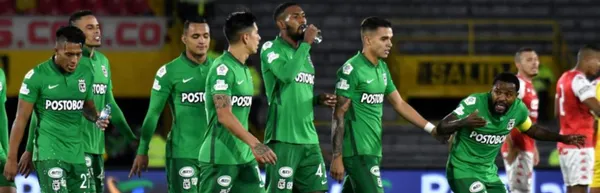 El cuadro "Verdolaga" cayó dos goles a uno frente a Independiente Santa Fe y aspiran a lograr la remontada en casa; en el partido de vuelta de la Copa Colombia.