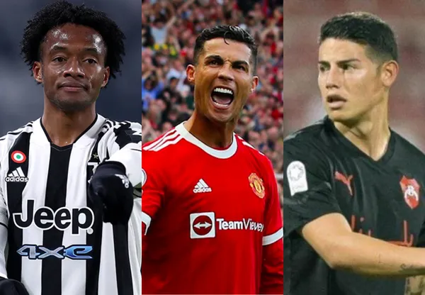 El defensor colombiano tiene el mejor salario de su club, situación que hace referencia al impresionante sueldo del portugués en Manchester United.