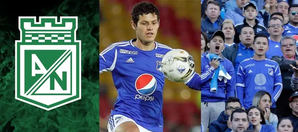 El defensor fue figura en Millonarios y ahora podría traicionar al azul