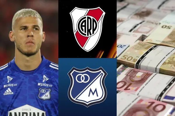 El defensor que es un crack en Millonarios estaría en los planes de River Plate
