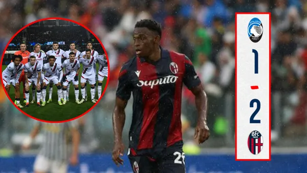 El defensor sigue en un gran nivel con el club italiano (Foto tomada de Diario Deportes y redes Bolonia)