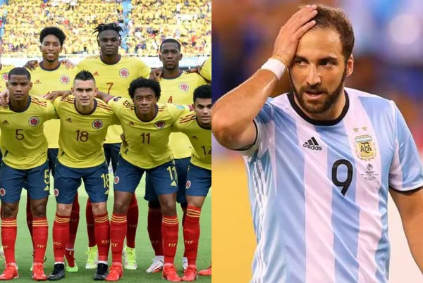 El delantero argentino Gonzalo Higuaín es una de las figuras de referencia de uno de los atacantes de la Selección Colombia que ha sido más criticado.