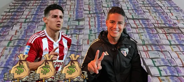 El delantero colombiano llegó esta temporada a Sao Paulo luego de varios meses sin club