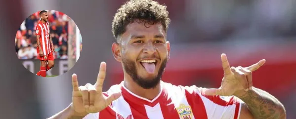 El delantero colombiano Luis Suárez anotó tres goles en el empate ante Granada