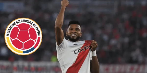 El delantero colombiano Miguel Ángel Borja anotó un nuevo doblete con River, siendo una de las figuras de su equipo.