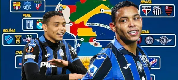 El delantero colombiano podría recibir un golpe bajo en Atalanta al mando de Gian Piero Gasperini