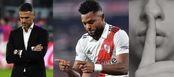 El delantero colombiano pudo haber dejado callado a Martín Demichelis