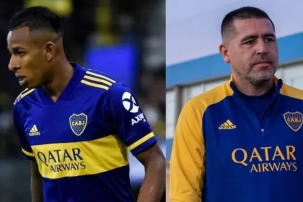 El delantero colombiano que juega en Boca Juniors habló sobre su relación con el histórico Juan Román Riquelme.