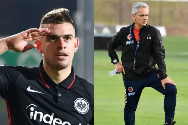 El delantero colombiano se destacó en el partido de Eintracht Frankfurt ante Hertha Berlín en la Bundesliga.