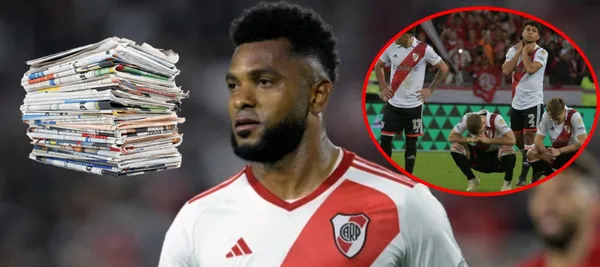 El delantero colombiano se viene recuperando de una lesión y estuvo ausente del partido River Plate vs Rosario Central