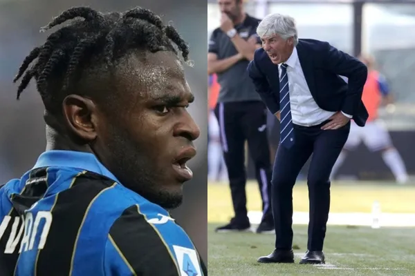 El delantero colombiano se volvió a lesionar y se prendieron las alarmas en el Atalanta.