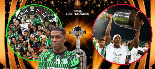 El delantero dejó una gran huella en Atlético Nacional ganando la Copa Libertadores