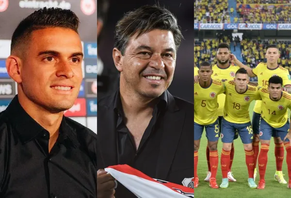 El delantero del Eintracht Frankfurt habló con la prensa sobre River Plate, Marcelo Gallardo y un mensaje de reflexión de la Selección Colombia.