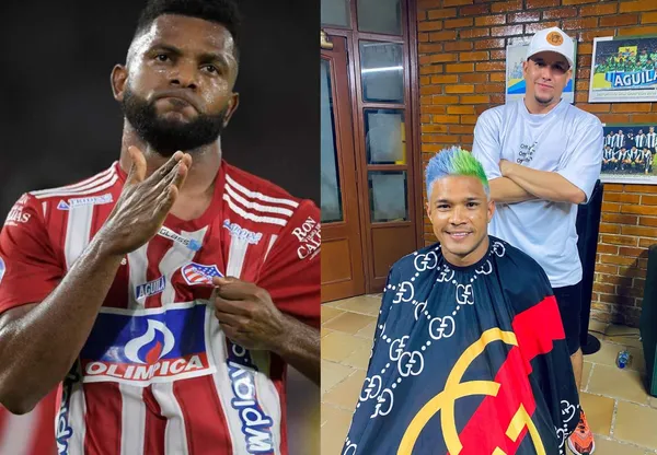 El delantero del Junior de Barranquilla será titular en un juego clave de la Copa Sudamericana, pero horas antes reveló un nuevo look que tendrá en el compromiso.