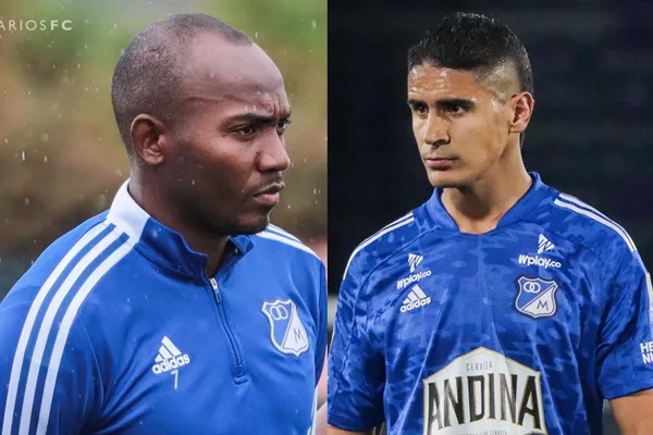 El delantero Diego Herazo ingresó en el segundo tiempo de la victoria 2-0 de Millonarios ante el Deportivo Pereira