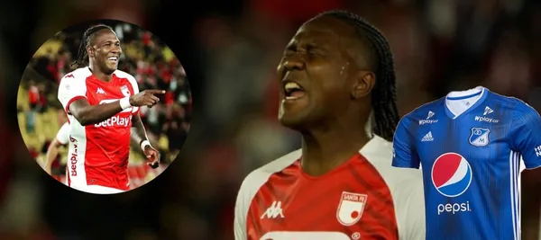 El delantero es la figura de Independiente Santa Fe quien fracasó esta temporada