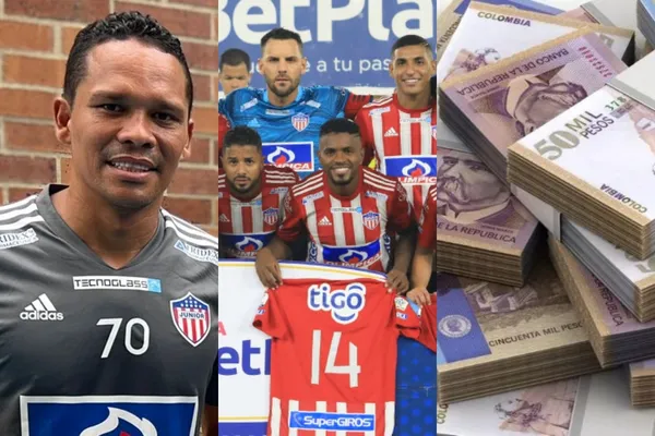 El delantero es una de las estrellas del Junior donde tiene un millonario sueldo