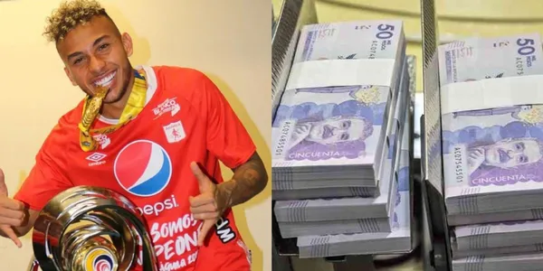 El delantero escarlata fue la figura de América en la victoria contra Junior por el partido de ida de la Superliga.