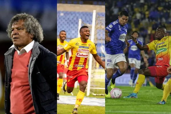 El delantero fue el encargado de marcar el gol de la victoria del Deportivo Perera ante Millonarios en el estadio Hernán Ramírez Villegas