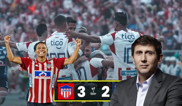 El delantero fue la gran figura en la victoria de Junior ante Independiente Medellín