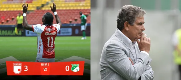 El delantero de Independiente Santa Fe calló a sus críticos tras marcar gol con el cardenal