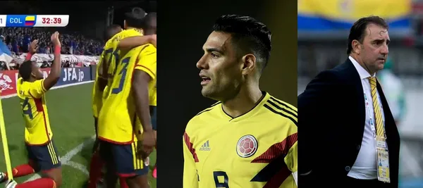 El delantero le está dando el empate parcia a la selección Colombia ante Japón