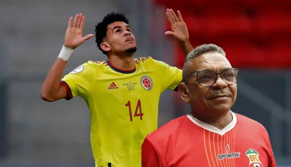 El delantero de Liverpool se reencontró con su padre en Colombia.