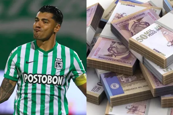 El delantero lleva dos temporadas en Atlético Nacional donde ganaría varios millones de pesos