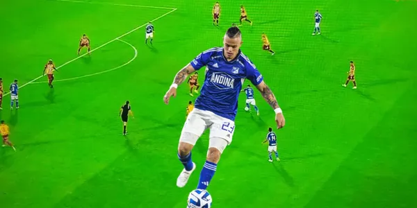 El delantero de los capitalinos marcó el gol del triunfo ante Deportes Tolima.